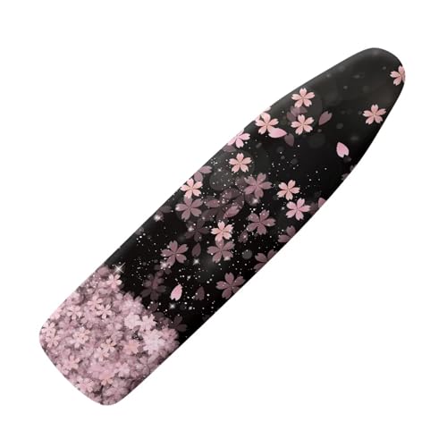 Image of Ironing Board Cover - Standard Size 15x54 Ironing Board Covers with Gradient Cherry Blossoms Print, Elastic Edge Stain Resistant