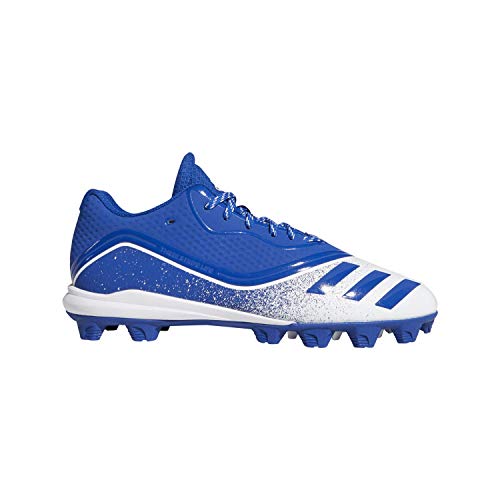 Adidas Mens Icon V Md Baseball Shoes Royal White 10.5