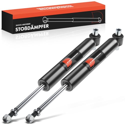 Frankberg 2x Shock Absorber Strut Rear Left Right 455mm Gas pressure Compatible with V70 II 285 S60 I 384 V70 I 875 876 S80 I 184 Replace# 553385,9200406