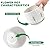 Laerjin Plant Pots with Drainage Holes and Saucers 4.17" & 5.62" & 6.88", Set of 3, Ceramic Round Modern Plant / Flower Pot with Tray For Garden, Outdoor, Small to Medium Sized
