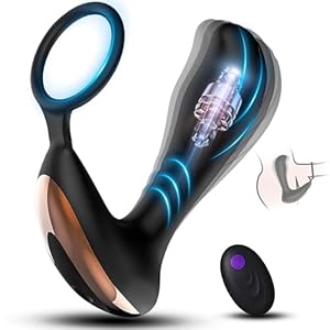 10 Modes Prostrate Stimulator and one-Touch Recovery Portable Soft Silicone Easy to wear Powerful Silent and Waterproof Beautifully Packaged Boyfriend Valentines Gifts for Him T2YP1