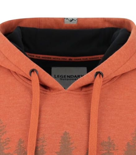 Image of Legendary Whitetails Mens Printed Hoodie Pullover Hooded Sweatshirt