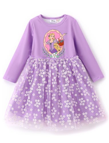 Image of Disney Girls' Tulle Tutu Dress Birthday Party Outfit Toddler to Big Kid