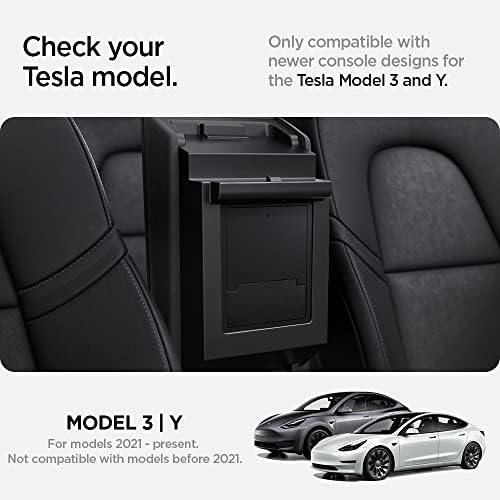 Spigen Armrest Console Organizer Designed for Tesla Model 3/Y 2023/2022