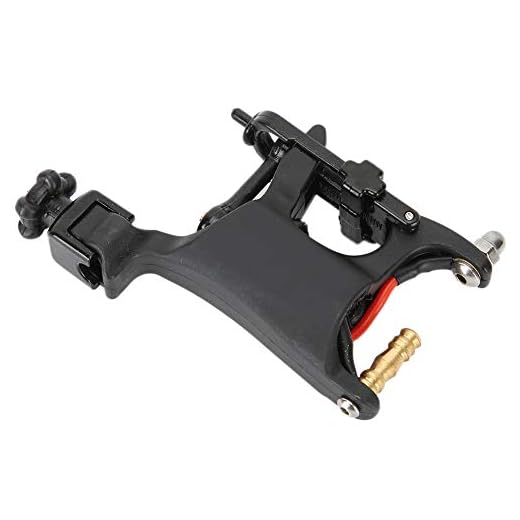 Máquina de Tatuaje de Motor Fuerte Portátil Profesional, Máquina de Tatuaje de Color con Revestimiento para Principiantes, Adecuada para Tatuadores y Principiantes (Negro)