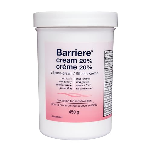 Barriere 450g Silicone Cream for Adults - Relieves Skin Irritation with 20% Dimethicone, Easy Application, Mess-free & Non-greasy