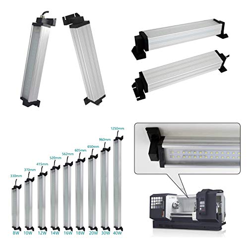 Led Industrial Machine Tube Light, Ip66 Waterproof Explosionproof Work Lamp 22.1" 16W For Cnc Internal, 110V To 220V Universal #TOP3