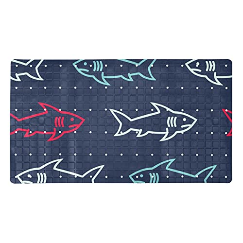 Tapis de bain antidérapant requins 39x70cm Bennigiry - 2