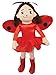 MerryMakers Ladybug Girl Plush Doll, 10-Inch