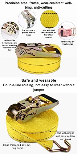 ZXC Spanngurte mit Ratsche Spanngurt Spanngurte mit Haken für Auto Heckträger Motorrad Fahrrad Klemschloss Gurte(Size:0… – Bild 4