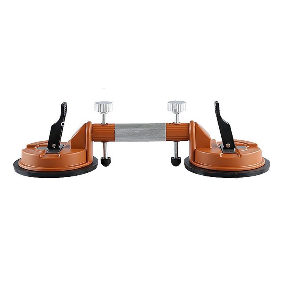 Empalmadora de nivelación de mármol de aleación de aluminio, herramienta de ventosa grande con perilla de ajuste, instalación no porosa