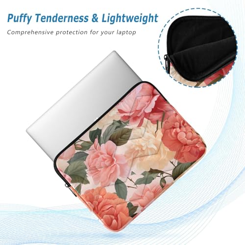 Funda para portátiles 13-14 pulgadas rosa peonía miniatura 5