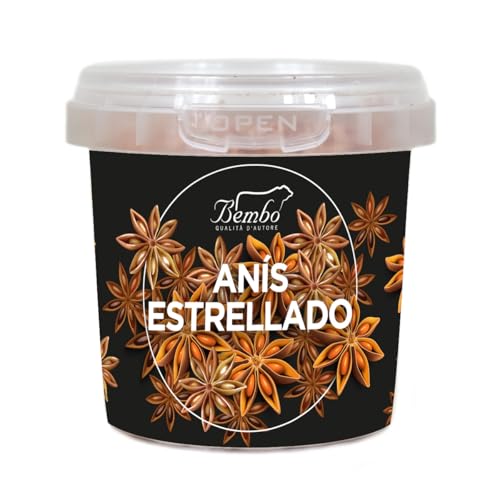 Anís estrellado Bembo 20 g - Especia de Sabor Dulce,...