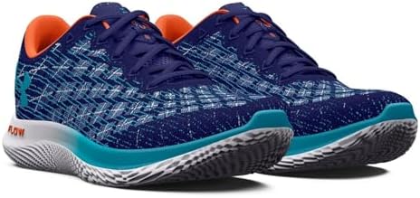 Under Armour Men Flow Velociti Wind 2 Neutral Running Shoe Running Shoes Blue – Yellow, blue, 43 EU | Image 4