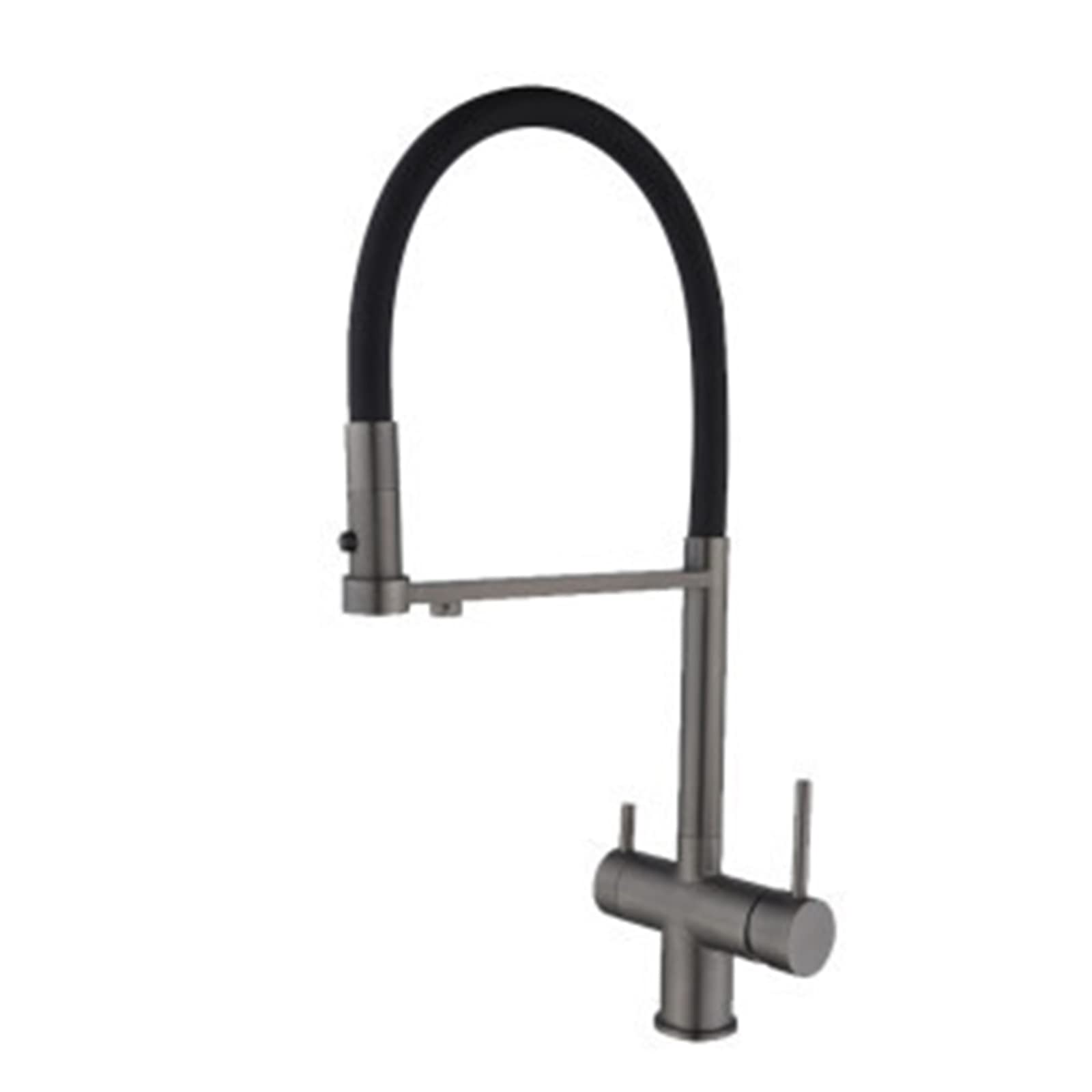 3 Way Kitchen Tap Spin Hot and Cold Water Filter Brass Sink