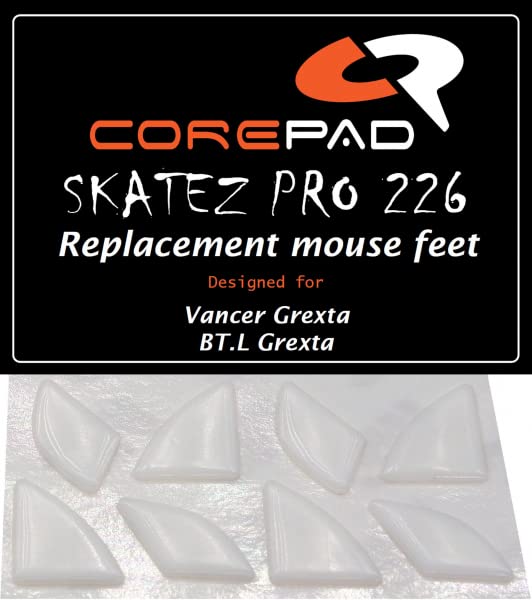 Corepad Skatez Mouse Skates Replacement Mouse Feet (Vancer Grexta/BT.L Grexta)