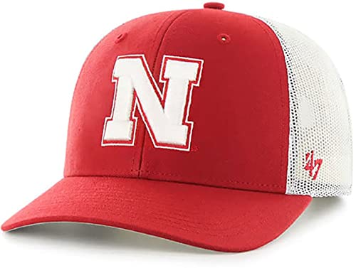 Gorra Trucker Ajustable Rojo Logo Nebraska Cornhuskers miniatura 1
