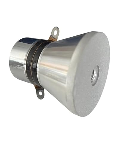 RI-LAVO TS-59-28K. Transducteur à ultrasons 60 W – 28 kHz, broche M8 – Haute puissance pour nettoyage en profondeur, traitement des huiles et de la saleté obstinée – Ø59 mm en acier