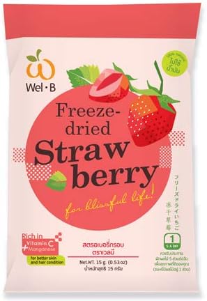 Wel-B Strawberries 0.5 oz 14 g x 6