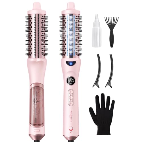 Wavytalk Steam Thermal Brush Steamlift Pro for Salon Blowout Look, 1.57"