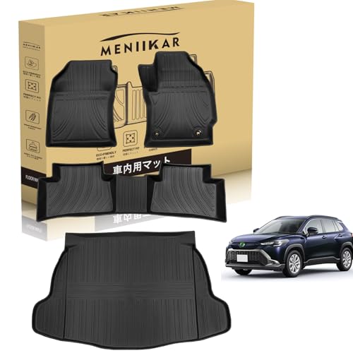 �uMENIIKAR�v�g���^ �V�^�J���[���N���X 10�n TOYOTA COROLA CROSS 2WD��p�̃t���A�}�b�g�����Q�b�W�}�b�g4�_�Z�b�g�B3D�J�[�}�b�g���h���E�h���E�h����TPE�f�ސ��B�g���^ �V�^�J���[���N���X 10�n TOYOTA COROL