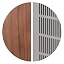 Walnut/Silver