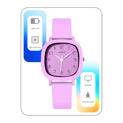 Image of SPIKY Analog Watch for Kids | Water Resistant & Lightweight | Durable & Soft Silicone Strap | Unisex Best Birthday Gift | Casual Analogue Wrist Watches for Boys & Girls | Age 2-14 yrs