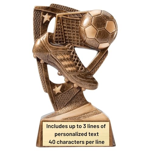 Same Day Awards Delta Sport Trophy – 6.25 Inch Resin Award with Custom Engraving – Classic Bronze Finish Recognition Award for Kids, Teams, Coaches, and Competitions