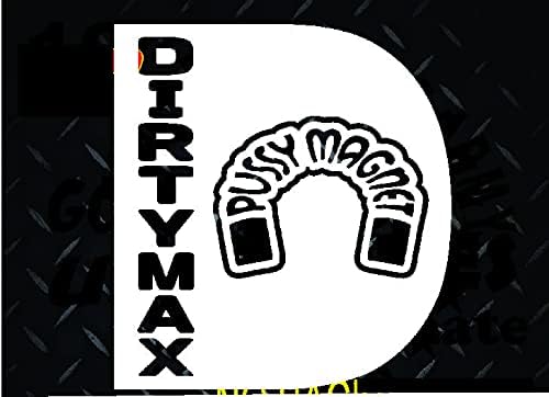 Dirtymax Duramax D - Calcomanía de vinilo Turbo Diesel 4x4 Truck 2500 3500 imán