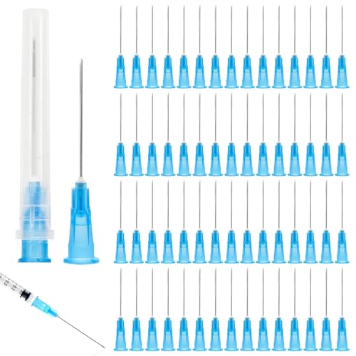 100 unidades 23 G 0,6 x 25 mm de acero inoxidable para rellenar, accesorios dosificadores para líquidos de relleno, tubos de recarga para industria, pasatiempos y bricolaje