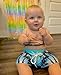 HIHA Infant Hawaii Swim Trunks Baby 18 Months Swimsuit Boy Swimming Board Shorts Hawaiian Beach Swimwear Bathing Suit Blue Coconut Tree 12-18 Months