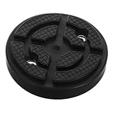 STOBAZA Coussinet Caoutchouc pour Cric Pad Rond Résistant pour Levage Auto Compatible Élévateurs à Deux Colonnes Support Sécurisé
