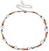 Jovono - Collares Boho con flores, cuentas de colores, para mujeres y niñas
