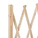 Relaxdays Rankgitter Holz, ausziehbar bis 275 cm, Rankhilfe Kletterpflanzen, Scherengitter freistehend, Garten, Natur