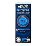 ONE Perfect Fit Super Snug Size 45D Latex Condoms with Silver Pocket Case, 10 Count