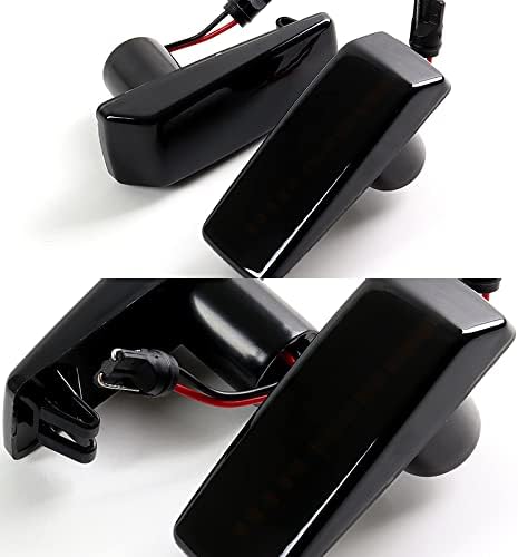 Miniatura 5 de HYPERSPEED Luces LED ámbar de señalización frontal y direccional, conjunto de 2 piezas compatibles con Mercedes-Benz W124 W202 W140, piezas de