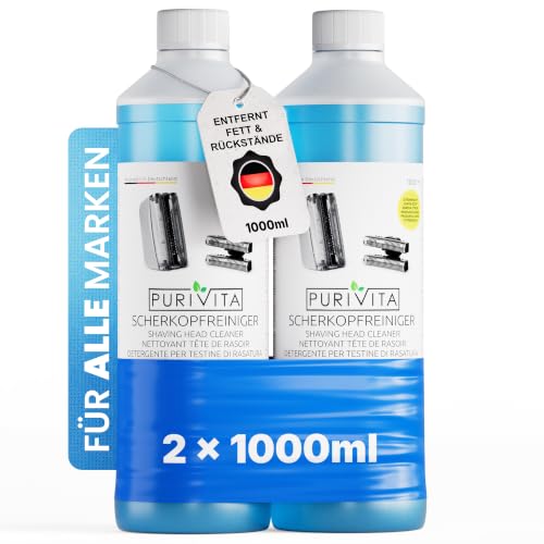 PURIVITA® Scherkopfreiniger Nachfüllflüssigkeit für Rasierer 2000 ml – Ansicht 1
