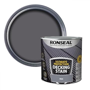 RONSEAL ULTIMATE DECKING STAIN SLATE 2.5L, PAINT