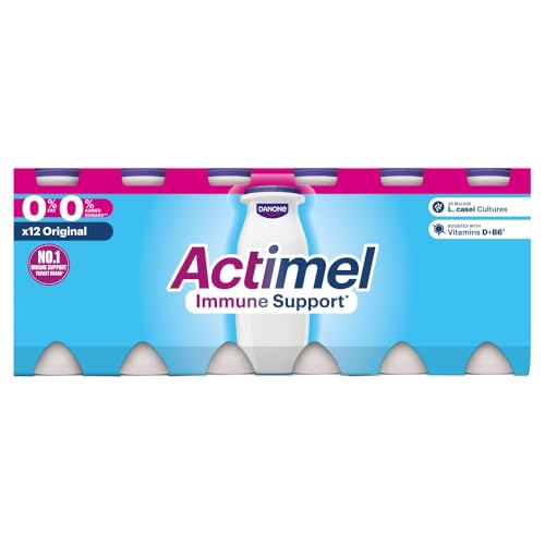 Actimel Original 0% Fat and No Added Sugar Yoghurt Drink 12x100g