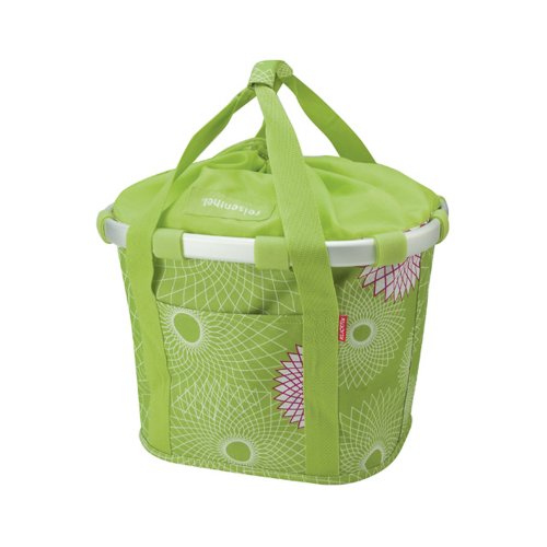 KlickFix Damen Klappkorb Bikebasket Crystals Lenkerkorb, Lime Grün, 26 x...