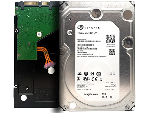 Seagate 8TB Terascale Enterprise HDD 7200RPM 256MB Cache SATA 6Gb/s 64MB Cache 3.5-Inch Internal Hard Drive (ST8000NC0002) - 3 Year Warranty (Renewed)