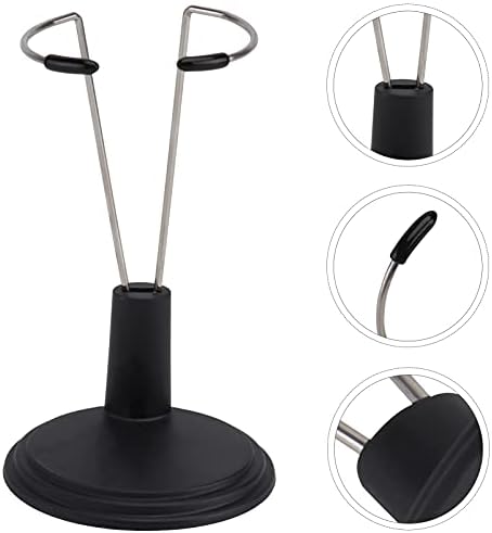 Toddmomy 4pcs Doll Stand Action Figure Display Holder 15cm Black Doll Support Doll Stands Bracket Kids Toys Accessories for Small Dolls