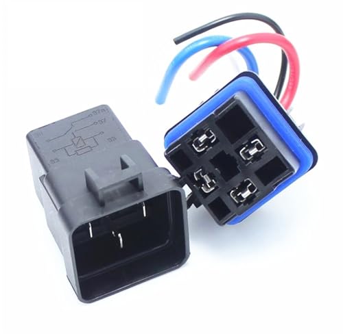 Relais 12v 40A 4 pin automobile avec prise et faisceau de câbles