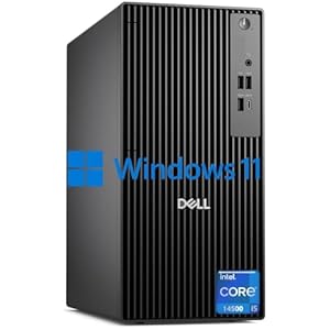 Dell Pro QCT1250 Desktop, New OptiPlex Version, 14th Gen 14-Core i5-14500(Beat i7-13700), 16GB DDR5 RAM, 1TB PCIe SSD, Ultra-Quiet Design, Dual 4K Monitor Support, USB-C, Windows 11 Pro