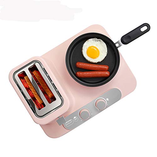 Brotmaschine Elektrischer Brotröster Backofen Mini multicooker Sandwich backen Eierkocher Dampfgarer Omelettpfanne… – Bild 7