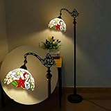 Multifonction : puisque la teinte Tiffany est fabriquée individuellement, créant ainsi sa beauté unique. Convient non seulement pour le salon, la chambre, la table de chevet, le bureau, mais peut également être un cadeau d'anniversaire ou d'autres cadeaux de vacances, les couleurs vives recevront beaucoup de compliments.