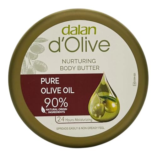 3 x Dalan de aceite de oliva Body Mantequilla – Intensivo Cuidado Crema para todos los tipos – 250 ml