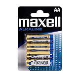 Maxell AA 4 - pk - Pilas (Alcalino, 1.5V, 1.45 cm, 1.45 cm, 5.05 cm, AA)