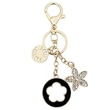 Photo Gallery elegante portachiavi a forma di foglia floreale, portachiavi in metallo, ciondolo per borsa, nero, medium Photo Gallery elegante portachiavi a forma di foglia floreale, portachiavi in metallo, ciondolo per borsa, nero, medium