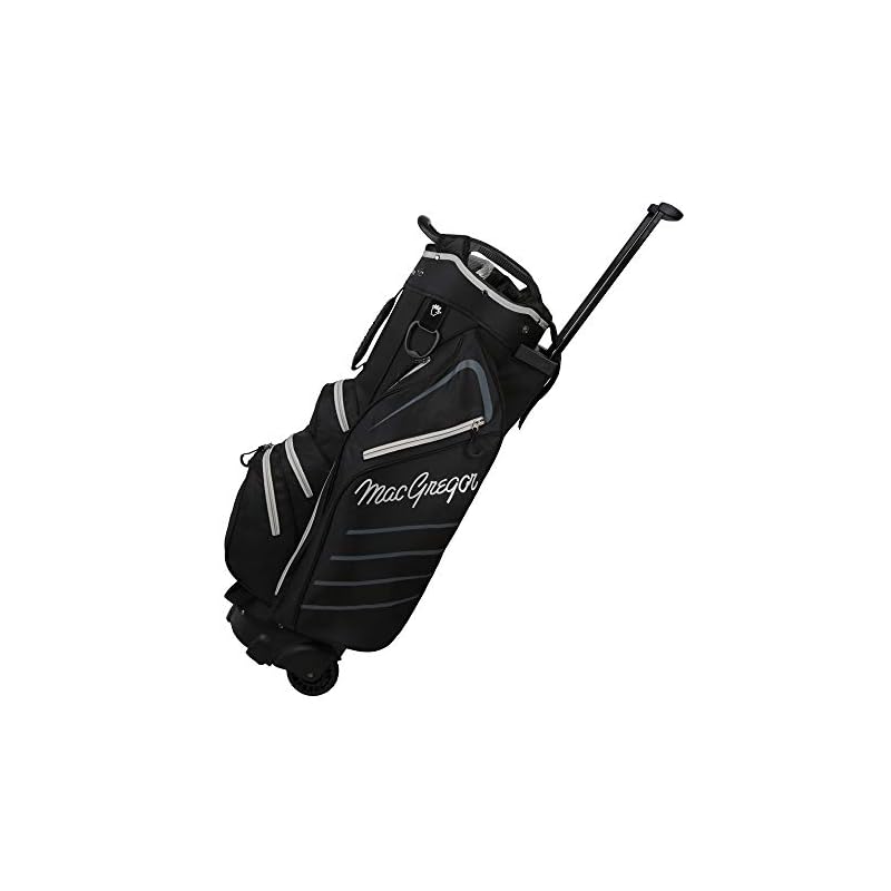 MacGregor Golf VIP Cart Bag with Built in Wheels / Handle, 14 Way